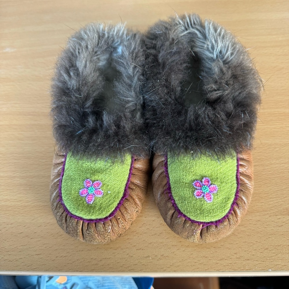 Handmade Girls Moccasins